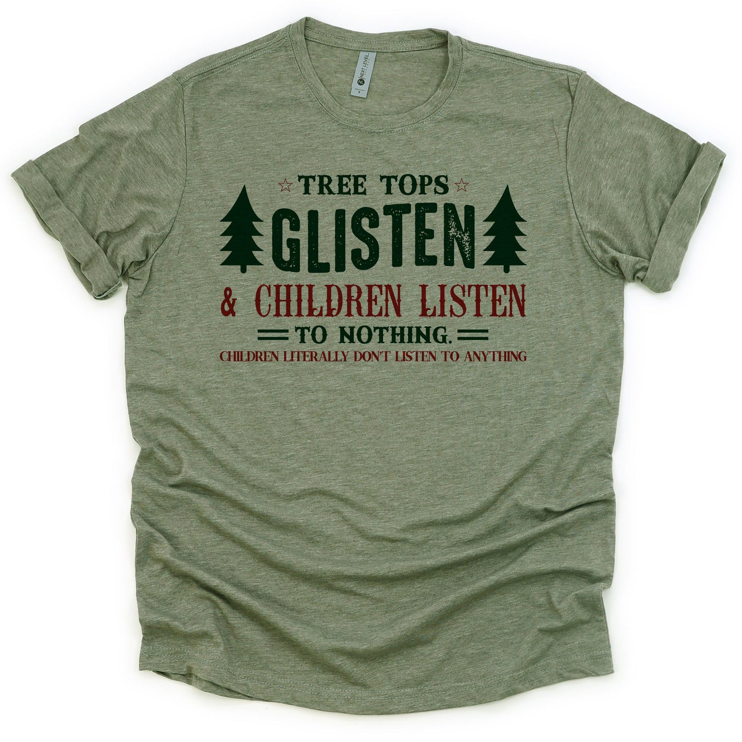 The Tree Tops Glisten