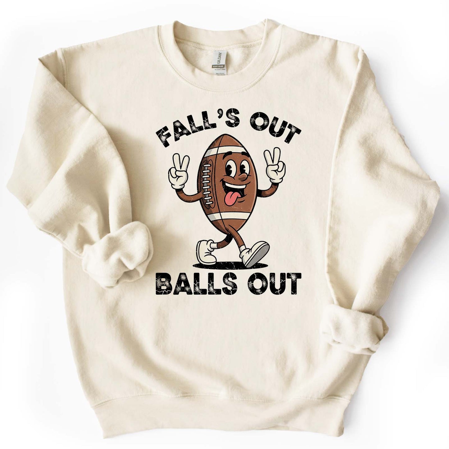 Falls out Balls out