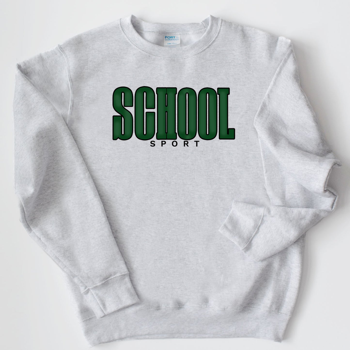 Custom School Puff Sweatshirts