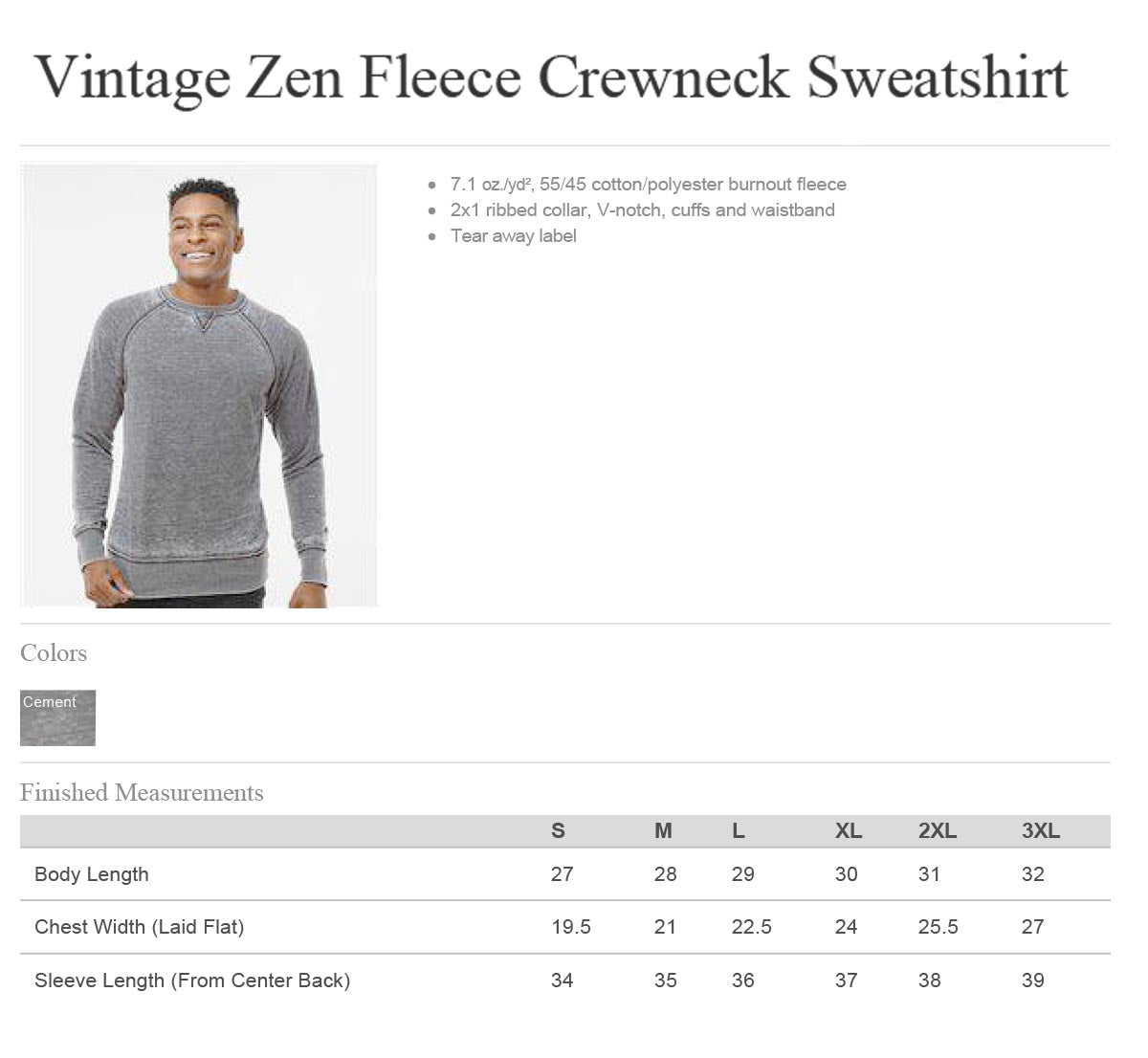 Premium Custom Burnout Crew Sweatshirt