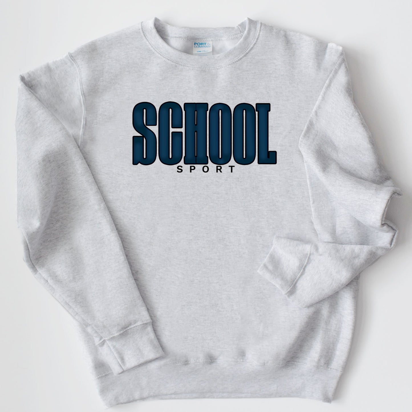 Custom School Puff Sweatshirts
