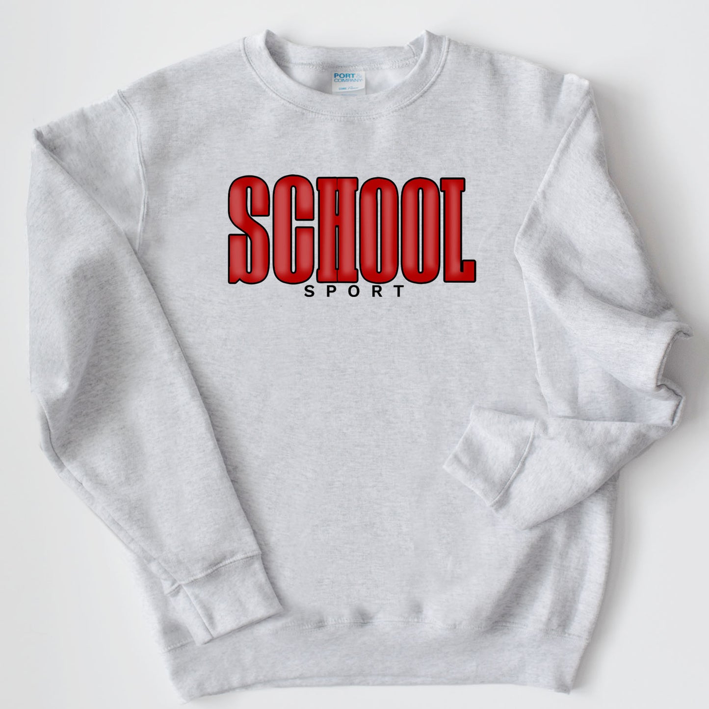 Custom School Puff Sweatshirts