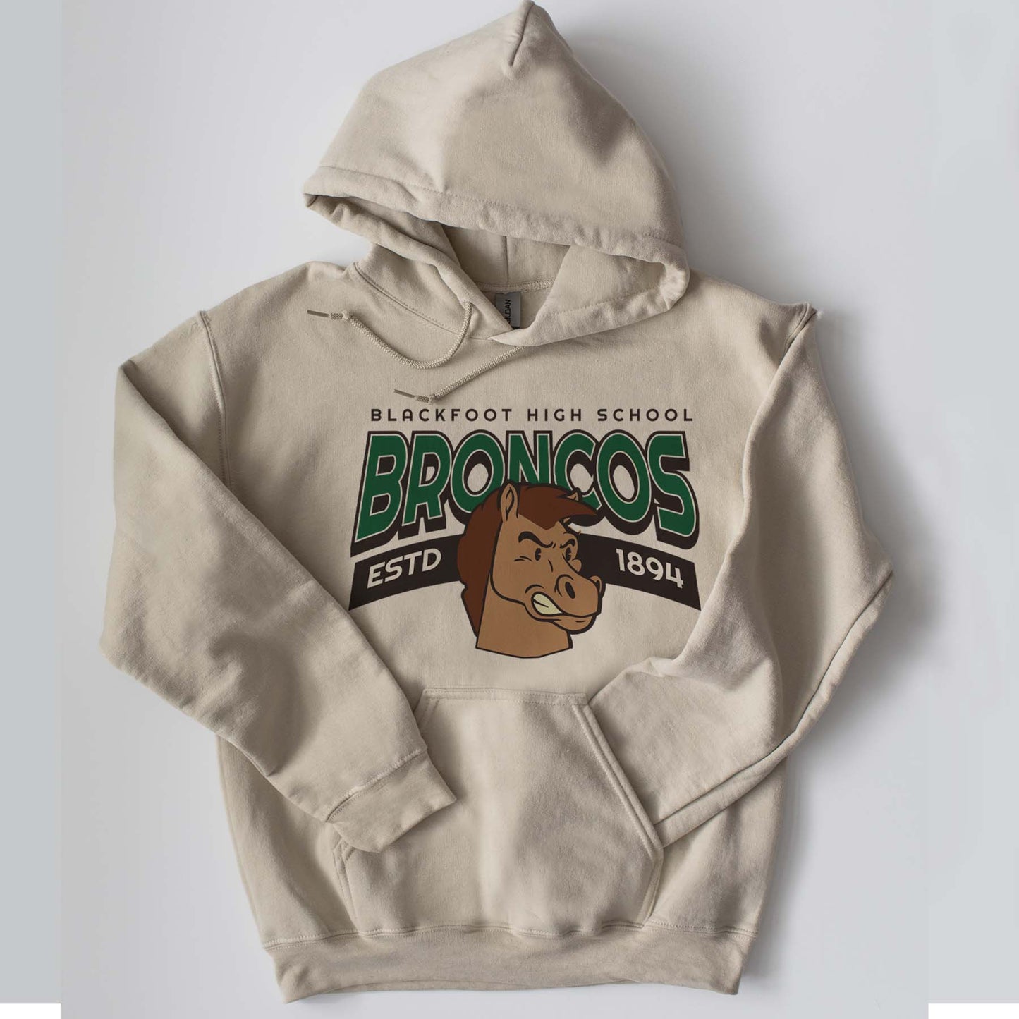 Vintage Bronco Varsity Mascot Shirts