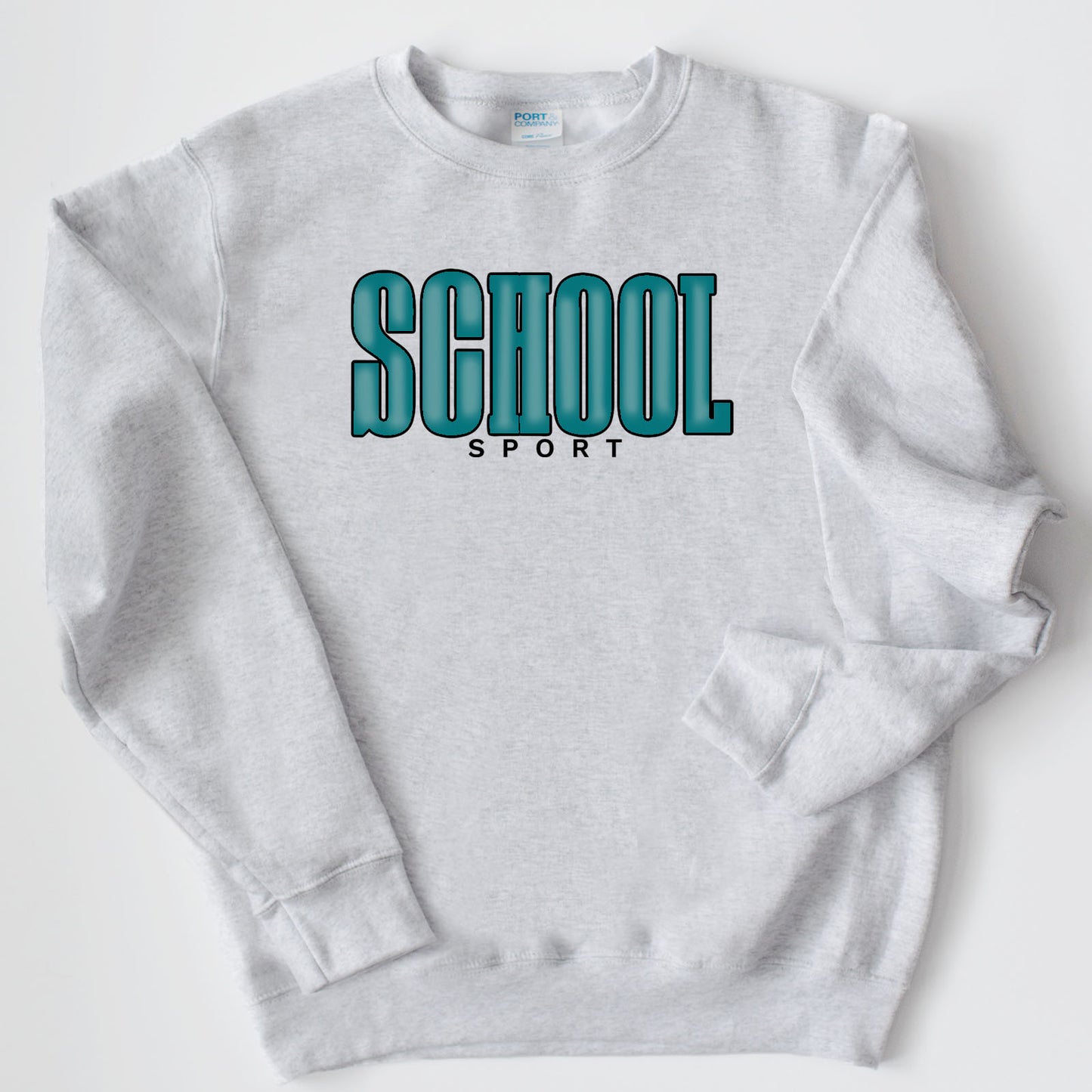 Custom School Puff Sweatshirts