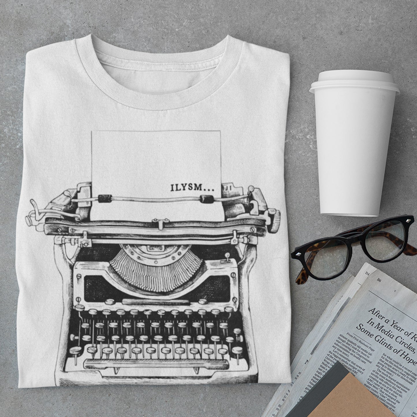 ILYSM Typewriter