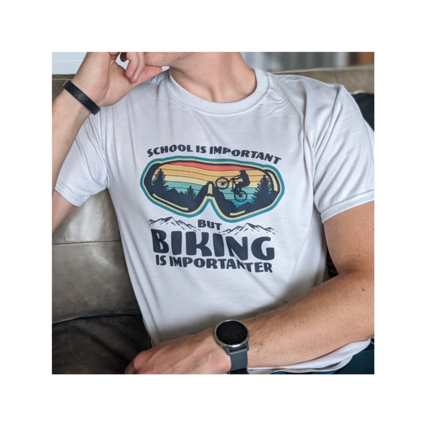 School is important but biking is importanter