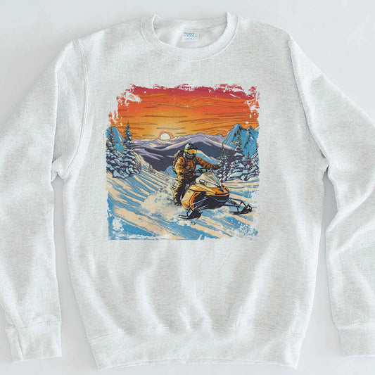 Vintage Snowmobile Sweatshirt