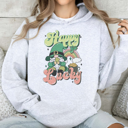 Happy Go Lucky Gnome Sweatshirts