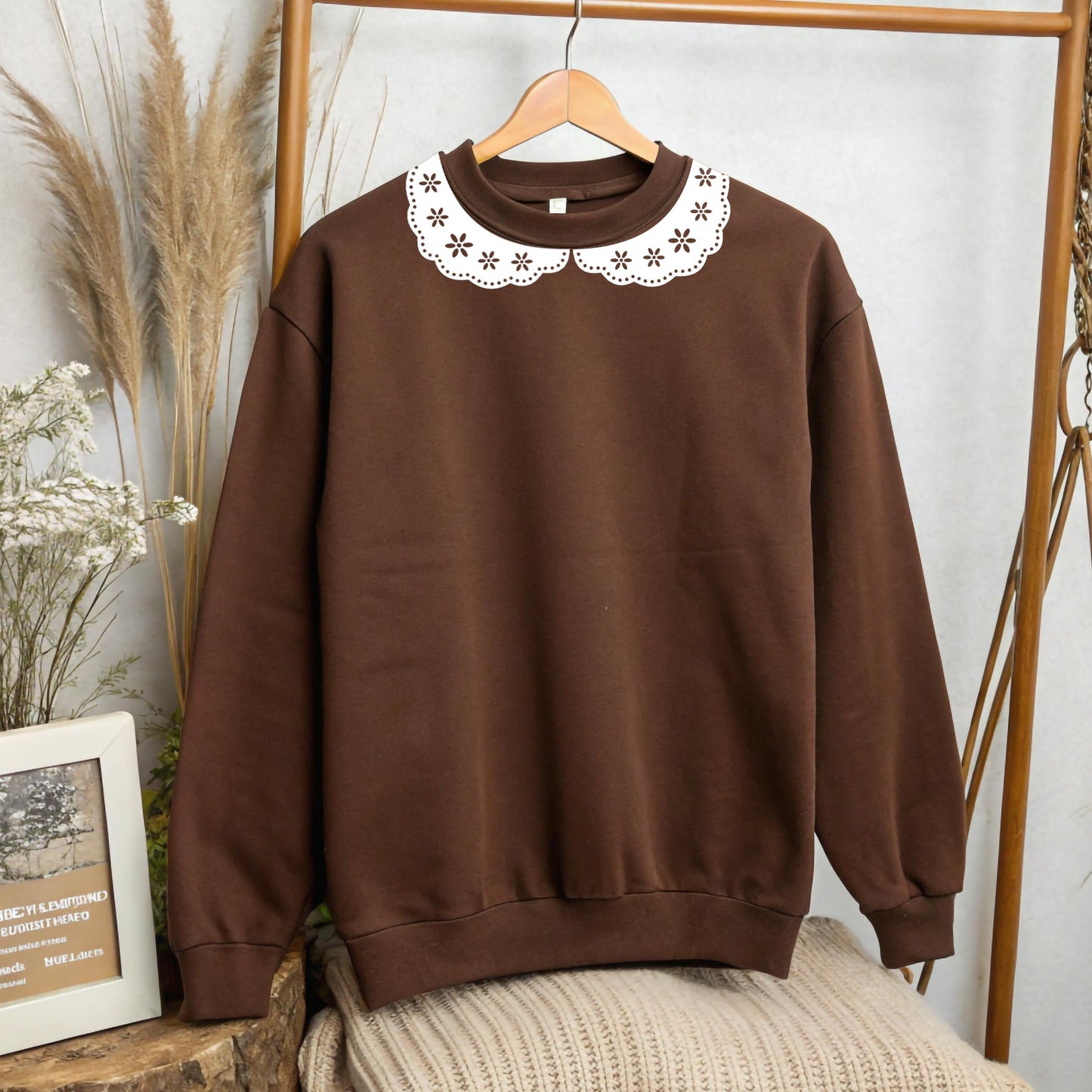 Brown Collar Christmas Crew