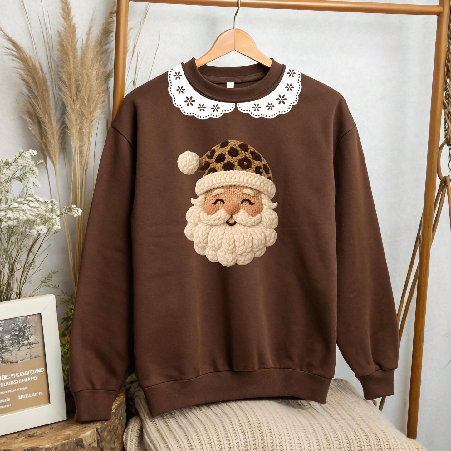 Brown Collar Christmas Crew