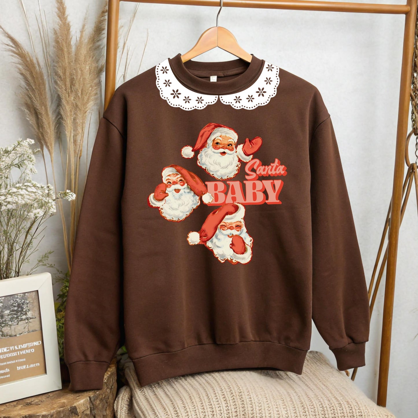 Brown Collar Christmas Crew