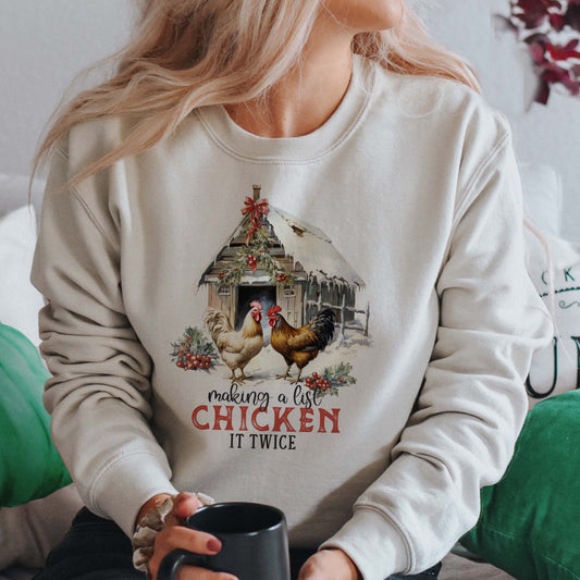 Chicken it Twice Sweatshirts