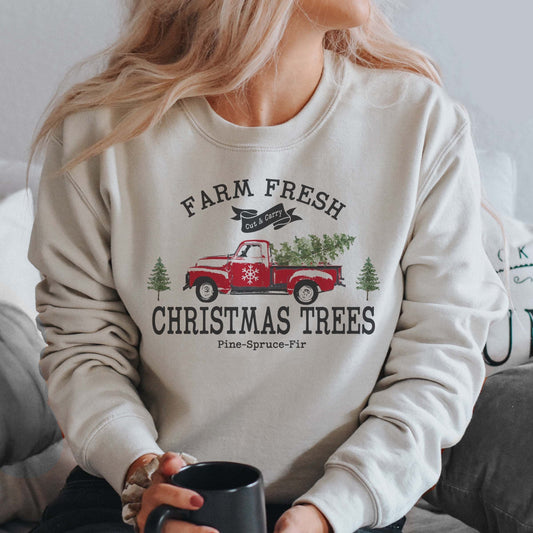 Farm Fresh Christmas Trees Sweatshirts