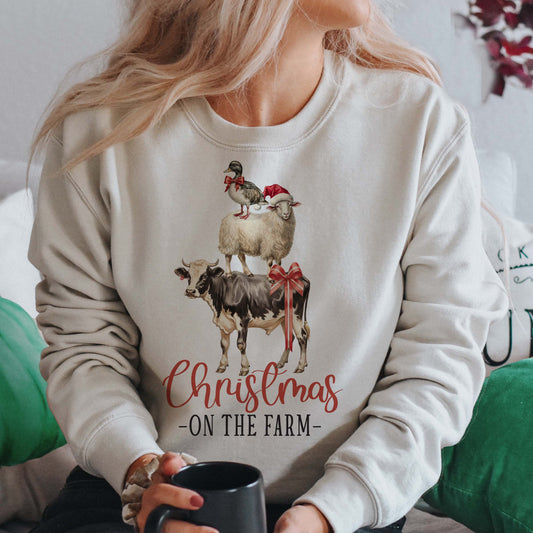Christmas on the Farm Sweatshirts