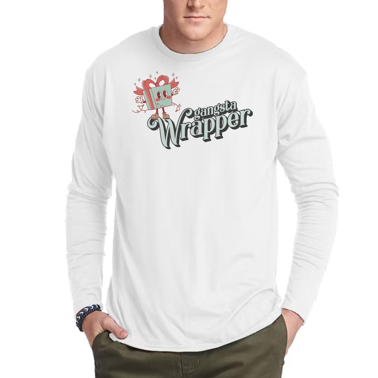 Gangsta Wrapper Long Sleeve Tee