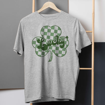 Lucky Checkered Shamrock