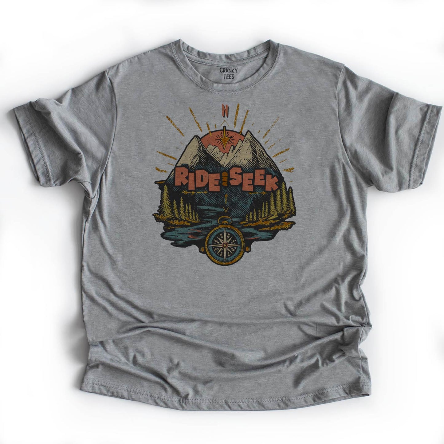 Ride and Seek Biking Tee