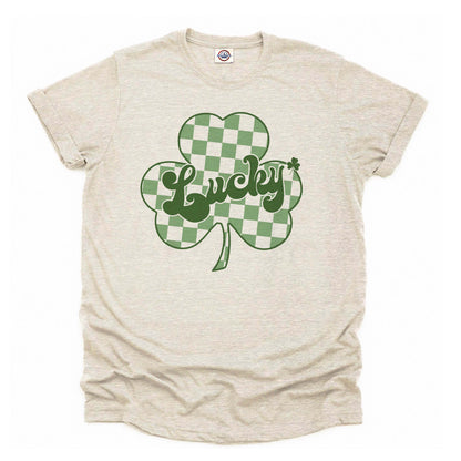 Lucky Checkered Shamrock