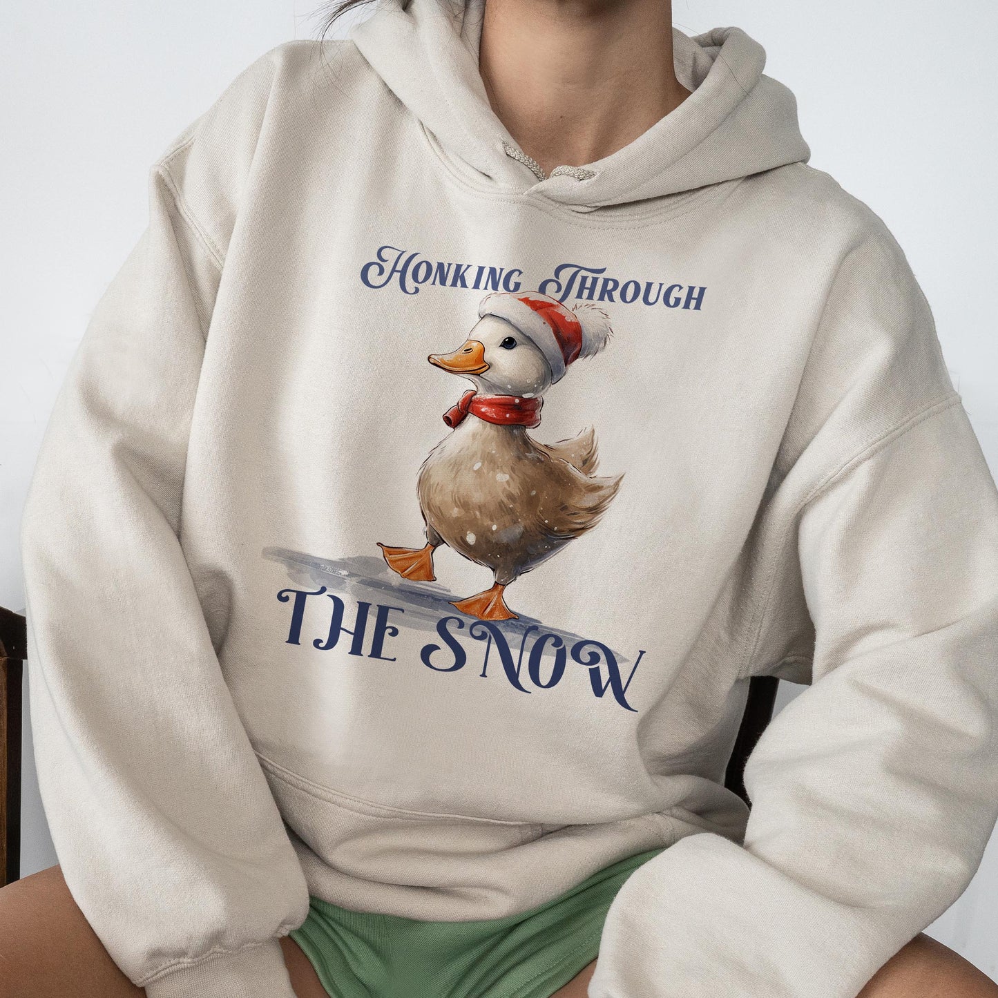 Honking Through the Snow Sweatshirts