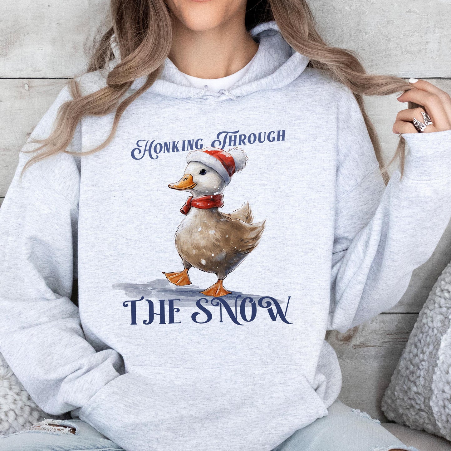 Honking Through the Snow Sweatshirts