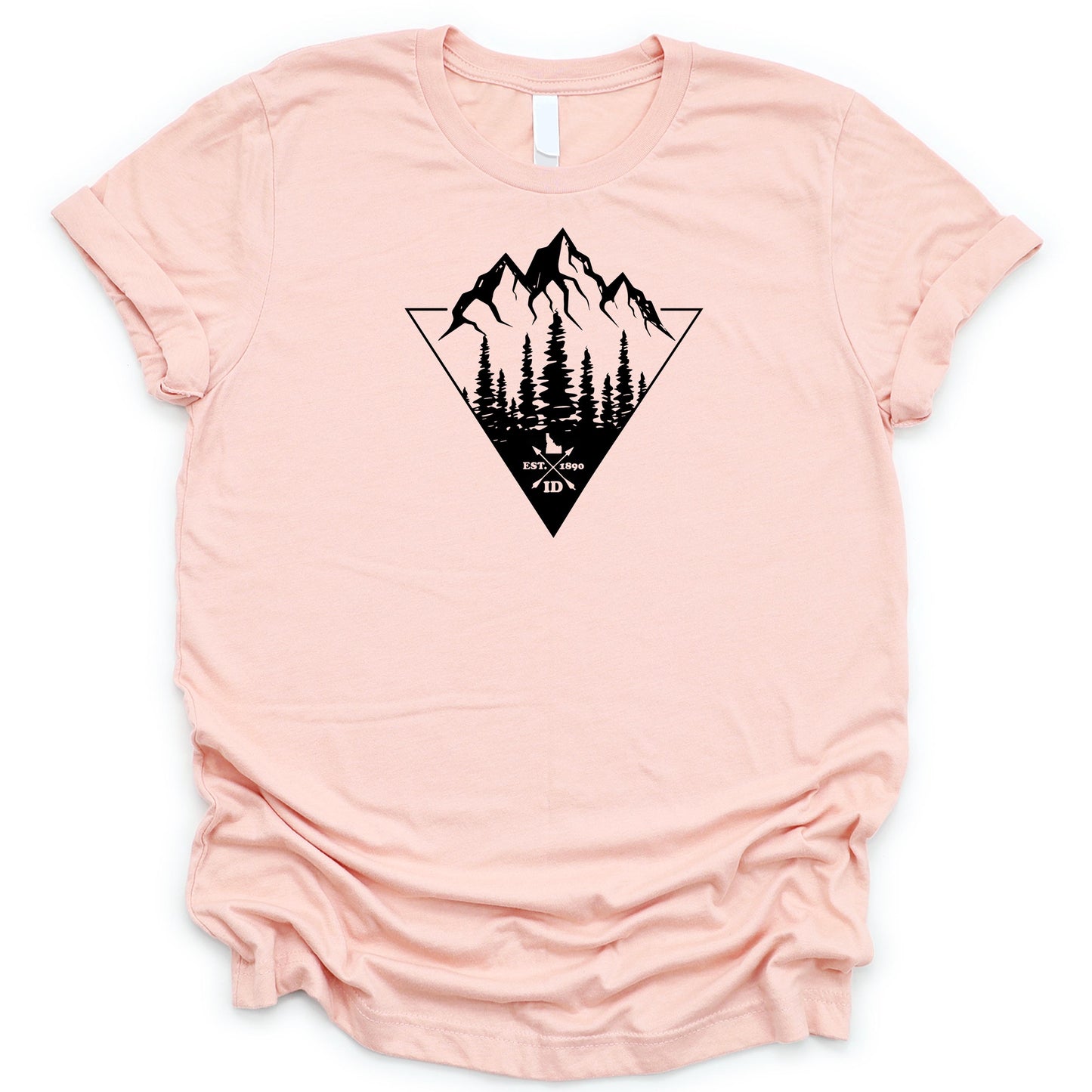 Idaho Mountains and Trees Tee