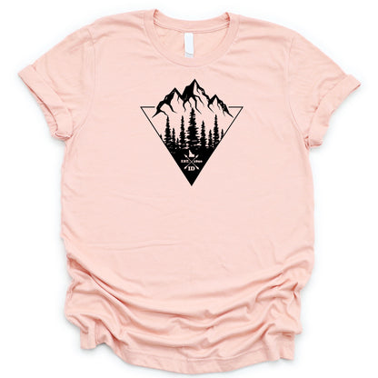 Idaho Mountains and Trees Tee