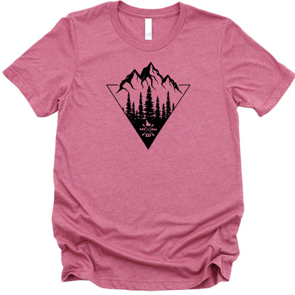 Idaho Mountains and Trees Tee