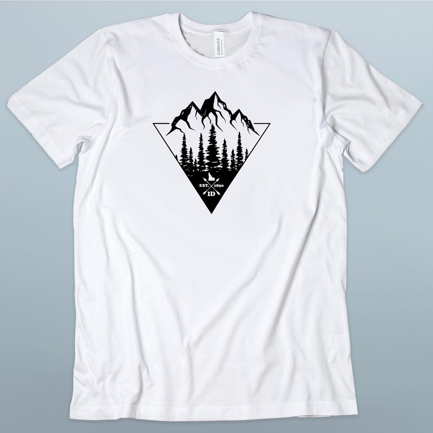 Idaho Mountains and Trees Tee