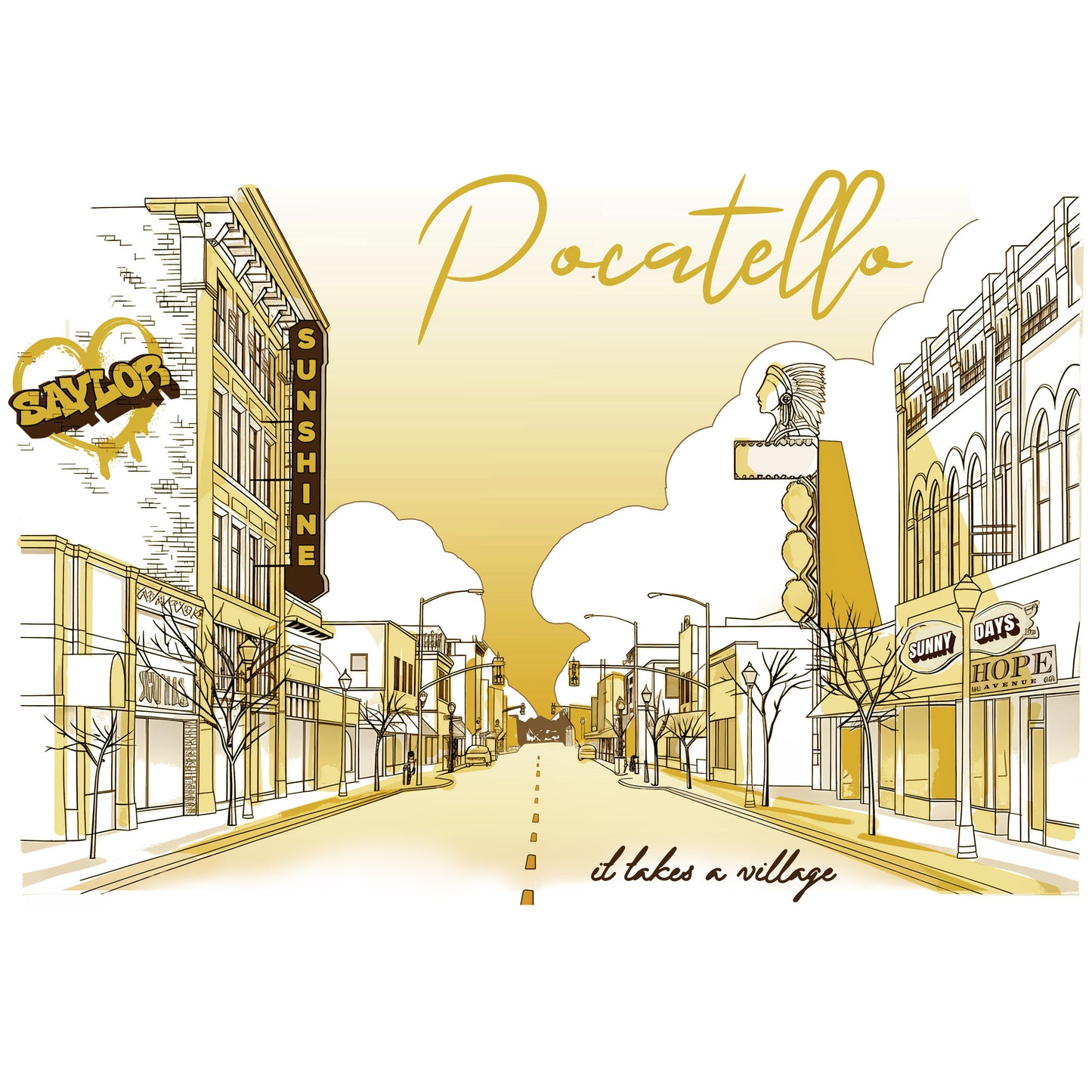 In Pocatello, We spread sunshine