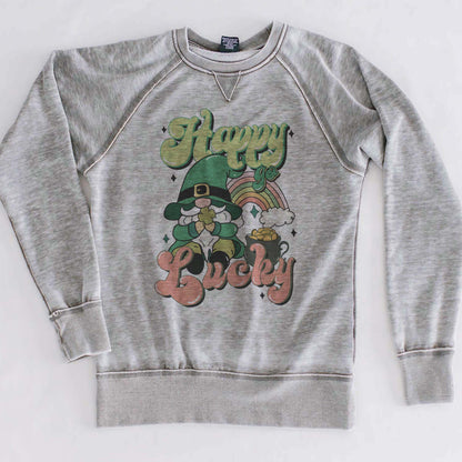 Happy Go Lucky Gnome Sweatshirts