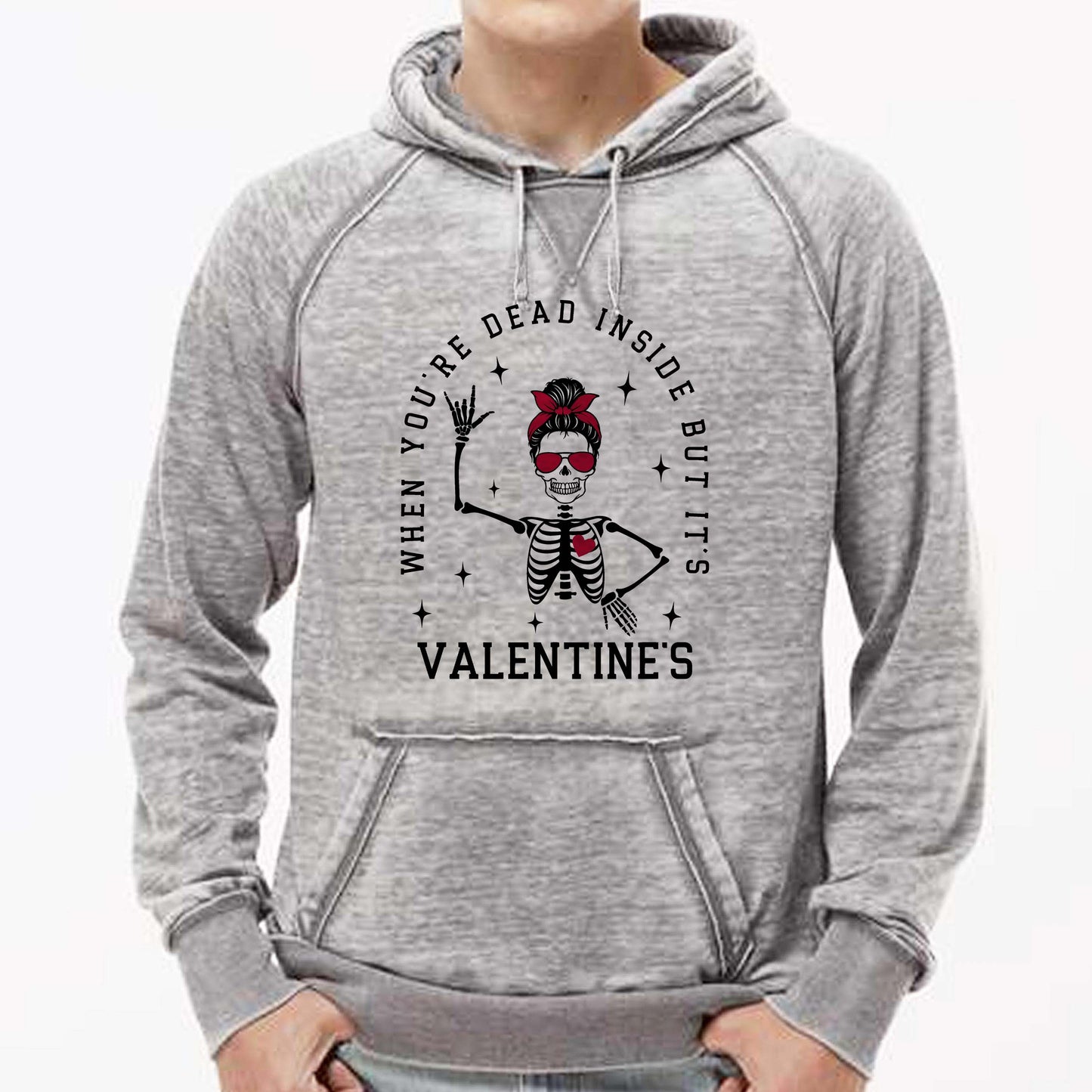 Dead Inside but it's Valentines Sweatshirts