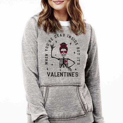 Dead Inside but it's Valentines Sweatshirts