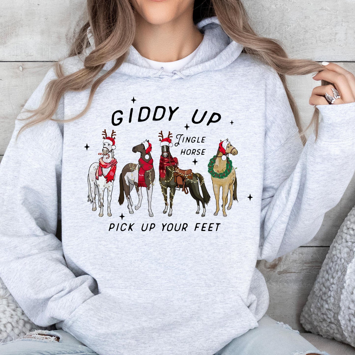 Jingle Horse Sweatshirts