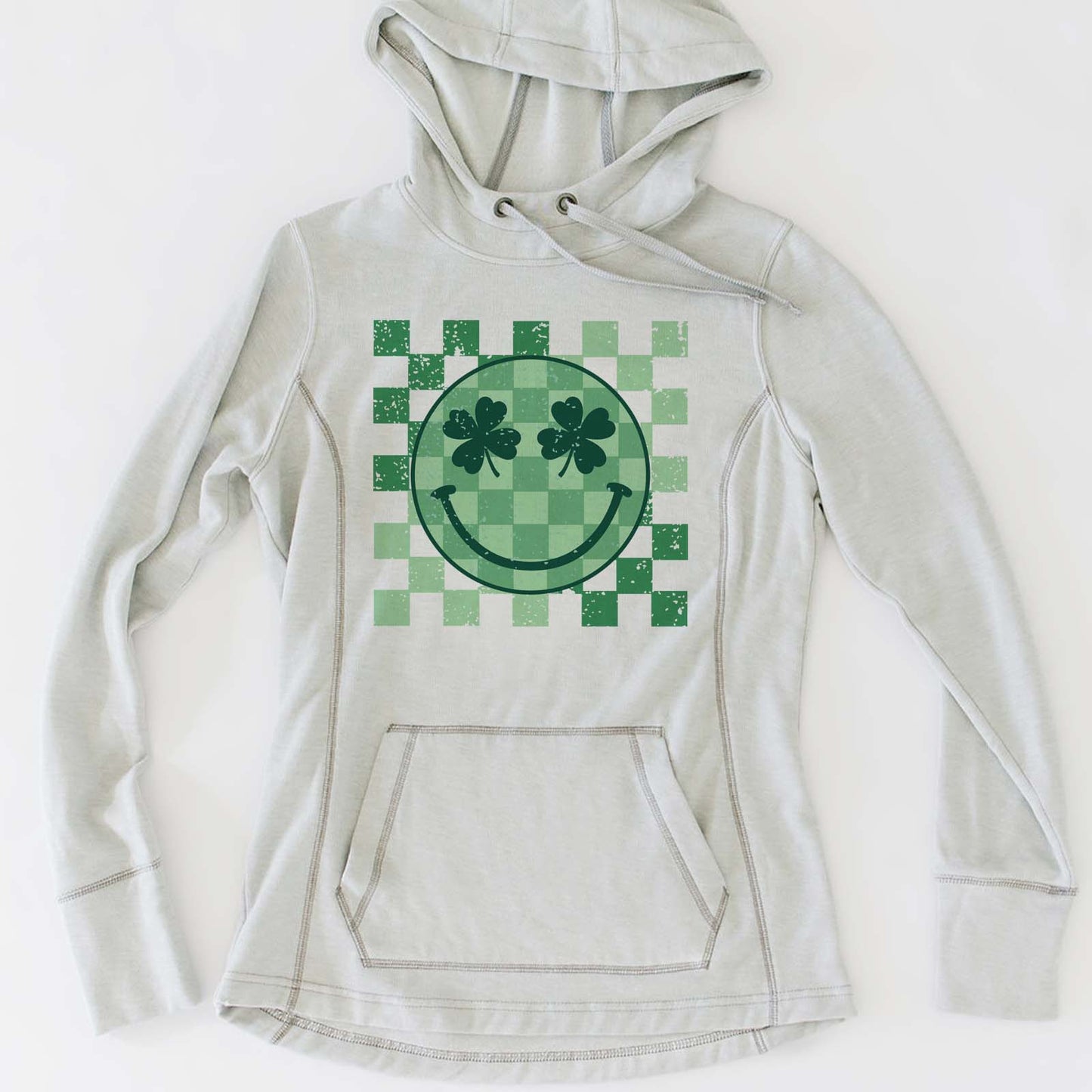 Checkered  Smiley Sweatshirts