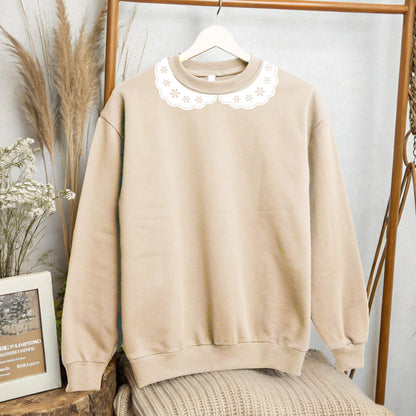 Tan Collar Christmas Crew