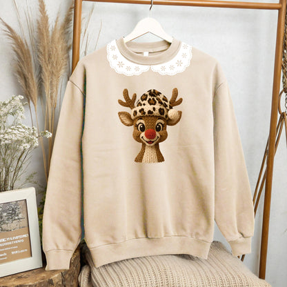 Tan Collar Christmas Crew