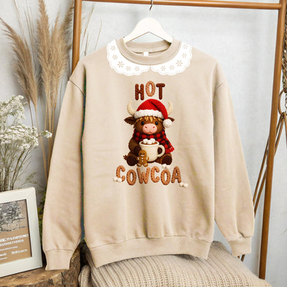 Tan Collar Christmas Crew