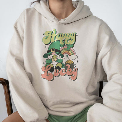 Happy Go Lucky Gnome Sweatshirts