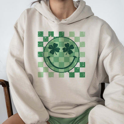 Checkered  Smiley Sweatshirts