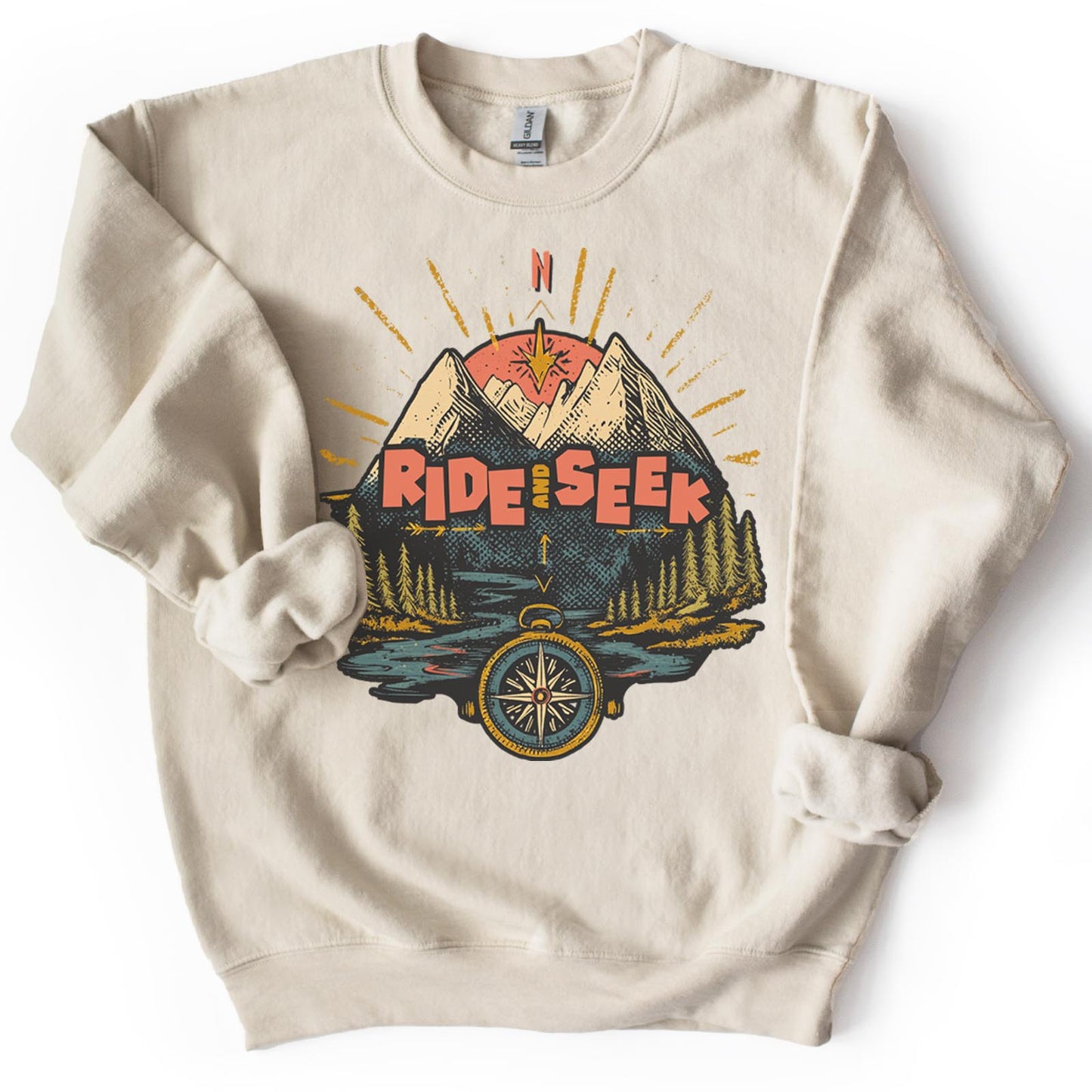 Ride and Seek Biking Tee