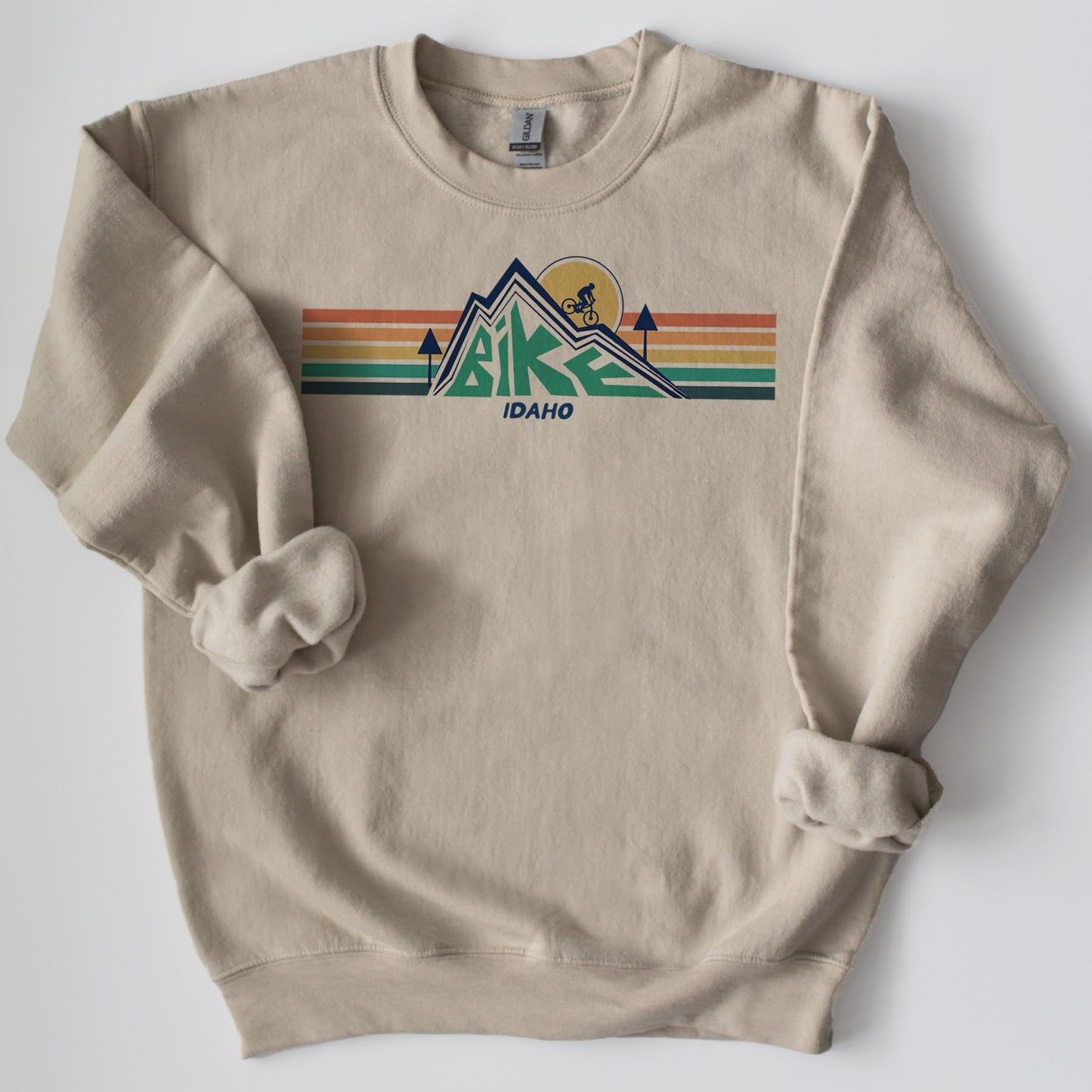 Retro Bike Idaho Sweatshirts