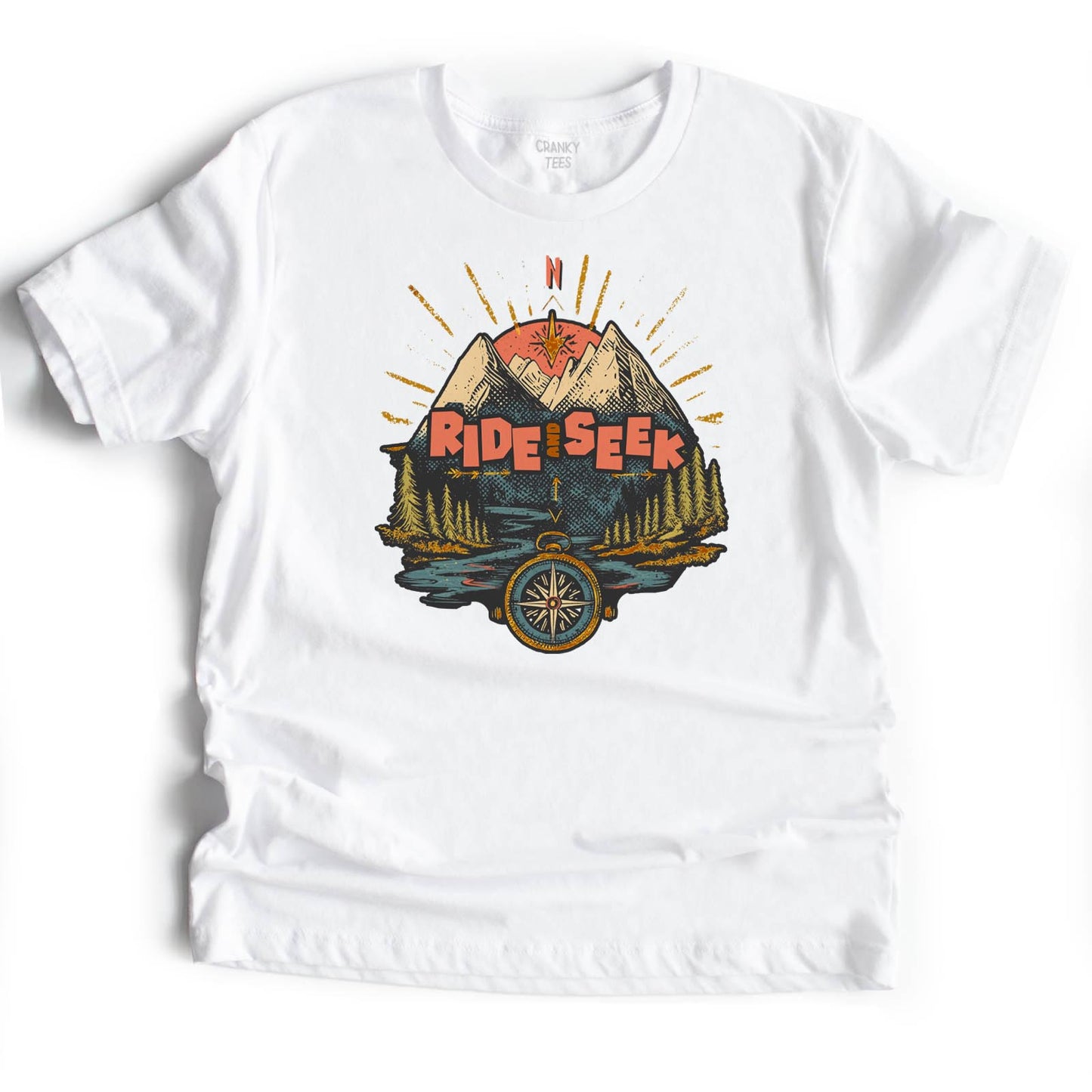 Ride and Seek Biking Tee