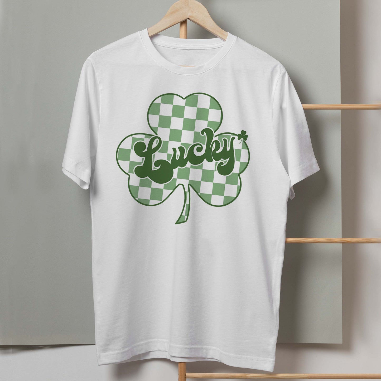 Lucky Checkered Shamrock