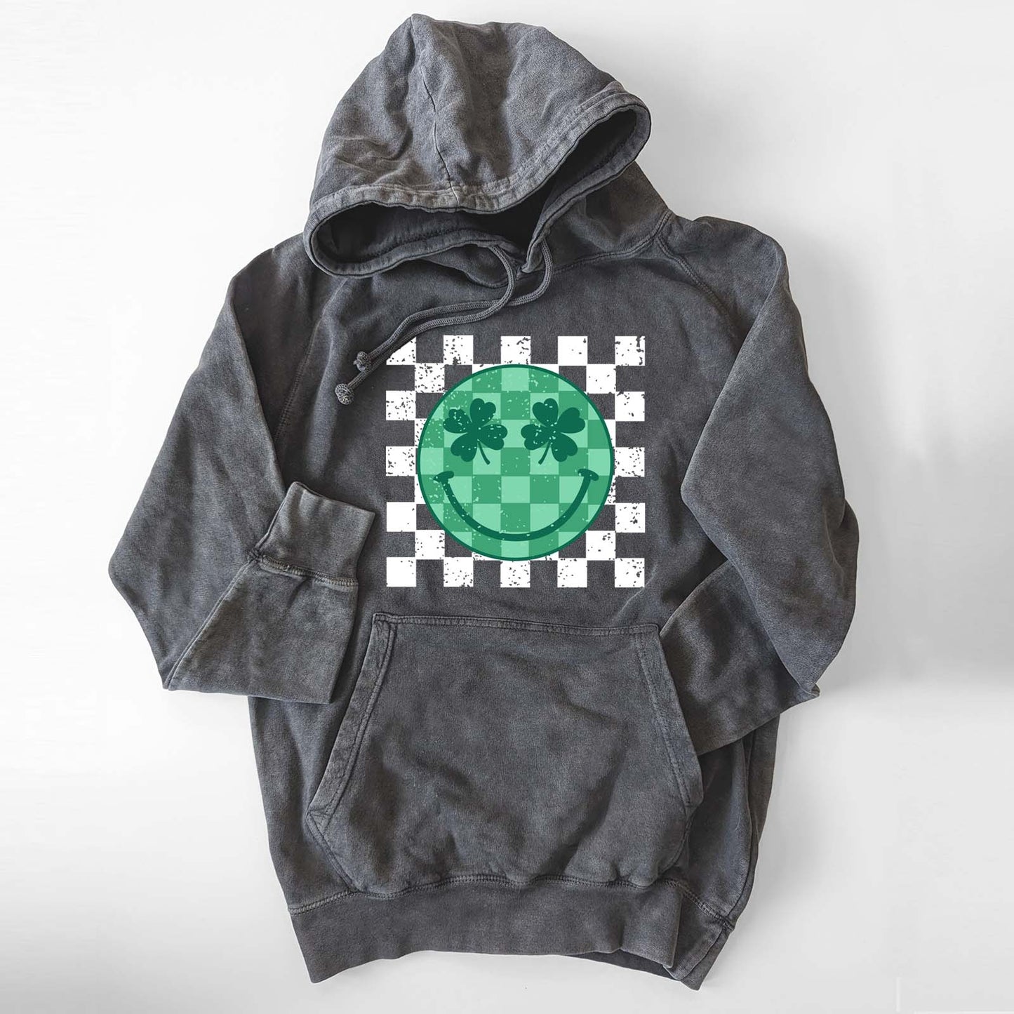 Checkered  Smiley Sweatshirts