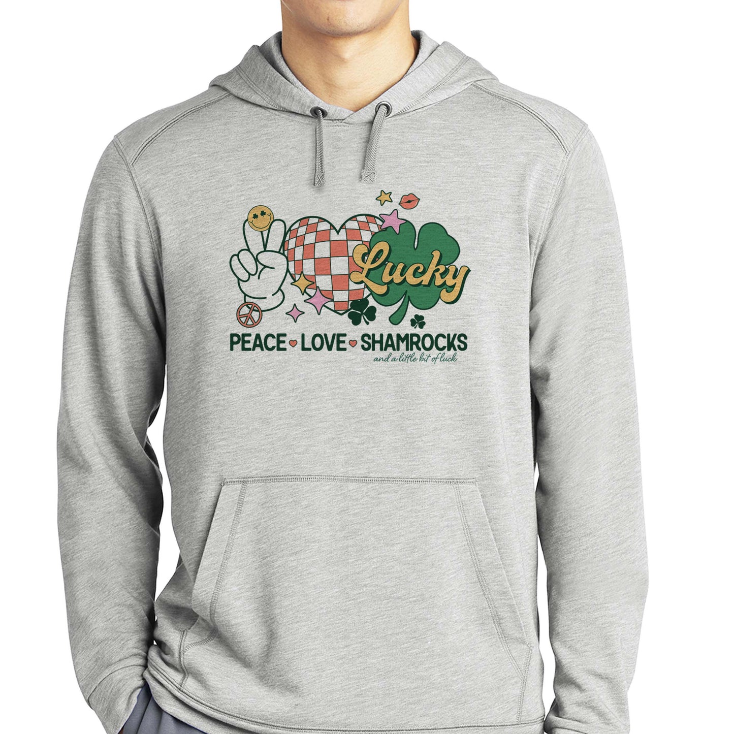 Peace, Love, and a little bit of Luck Sweatshirts