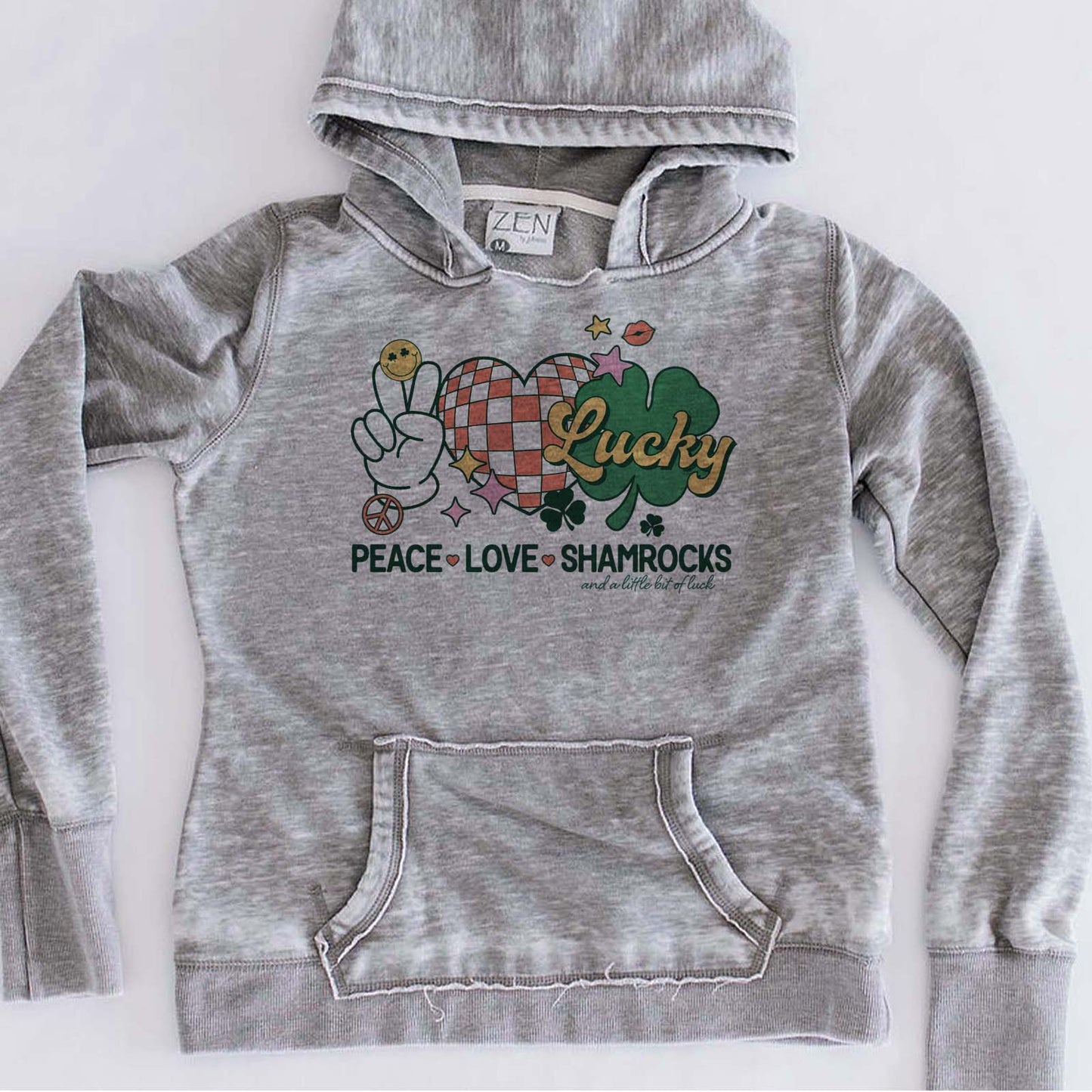 Peace, Love, and a little bit of Luck Sweatshirts