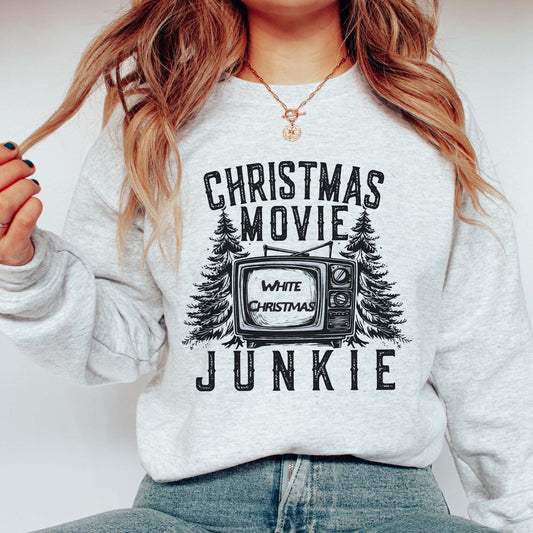 Christmas Movie Junkie Sweatshirts