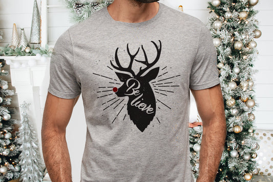 Believe Reindeer shirt