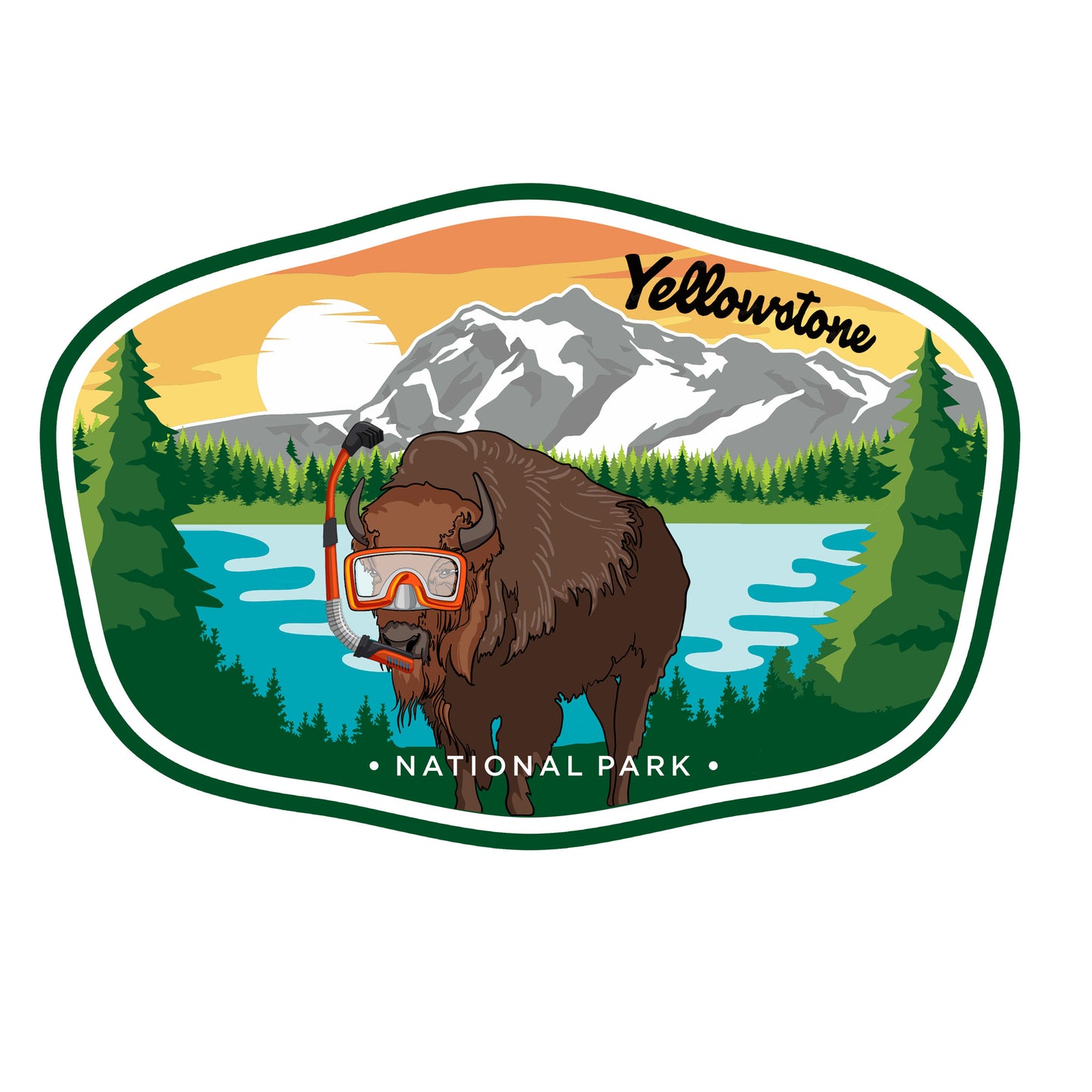 Yellowstone Water Buffalo